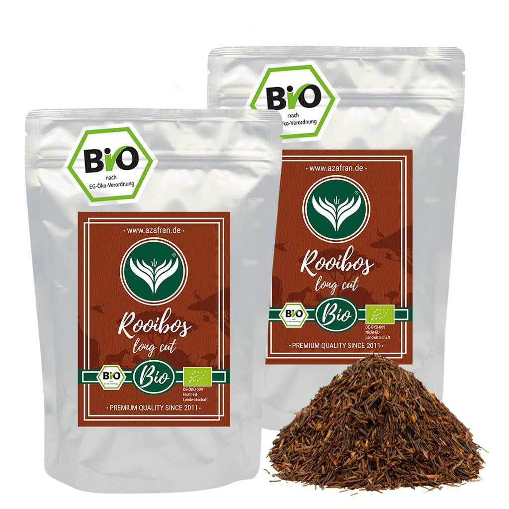 Azafran BIO Rooibos te løs - Naturlig rooibos te 500 g