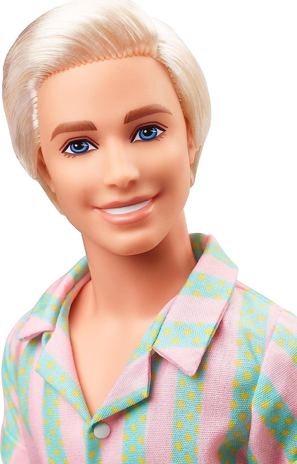 Barbie the Movie - Dukkefilmfans, Ken Doll, samlerdukke med surfbræt og sneakers, bevægelig krop, platinblondt hår, egnet som gave til 3-årige børn, HPJ97 Naty Shop-dukker