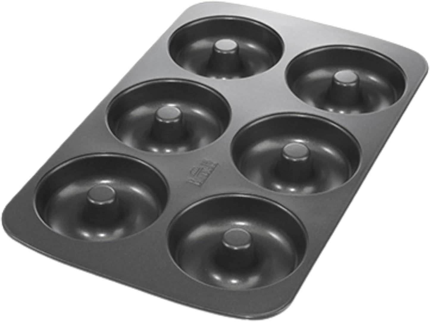 Birkmann, Easy Baking, Donutblech, Backform Für 6 Donuts, Mit Hochwertiger Antihaftbeschichtung, Ø 9 Cm, Mit Rezept, 881631 Forme og bakker til bagning Naty Shop 6Er Donut-Blech