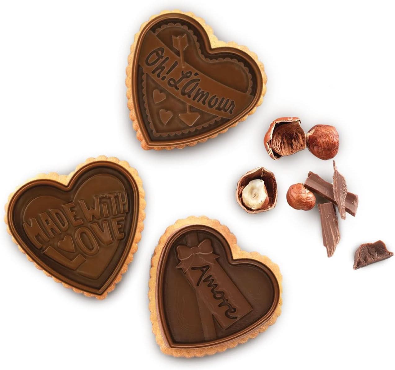 Silikomart 22.166.77.0165 CKC06, Chokoladeformsæt og køkkenskærer Naty Shop