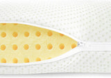 Mister Sandman Ergonomisk pude 40X80, Nakkepude med Aloe Vera pudebetræk, Visco-pude Perfekt til mave-, ryg- og sidesovere, Memory Foam-pude Cervikale ortopædiske puder Naty Shop