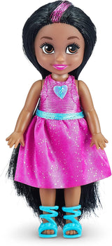Samleprinsesse-modedukker, prinsesse-påklædningsdukker (pakke med 6)