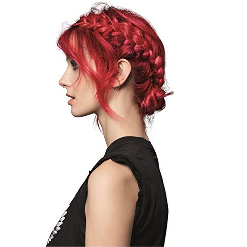 Live Ultra Bright eller Pastel rødt hårfarve 3 stykker semi-permanent farve Holder op til 15 vaske - 092 Pillar Box Red Naty Shop hårfarve