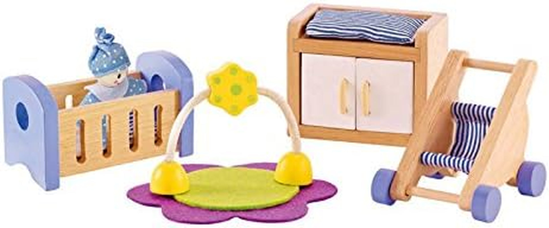 Hape E3459 - Børneværelse, små Naty Shop dukkehuse