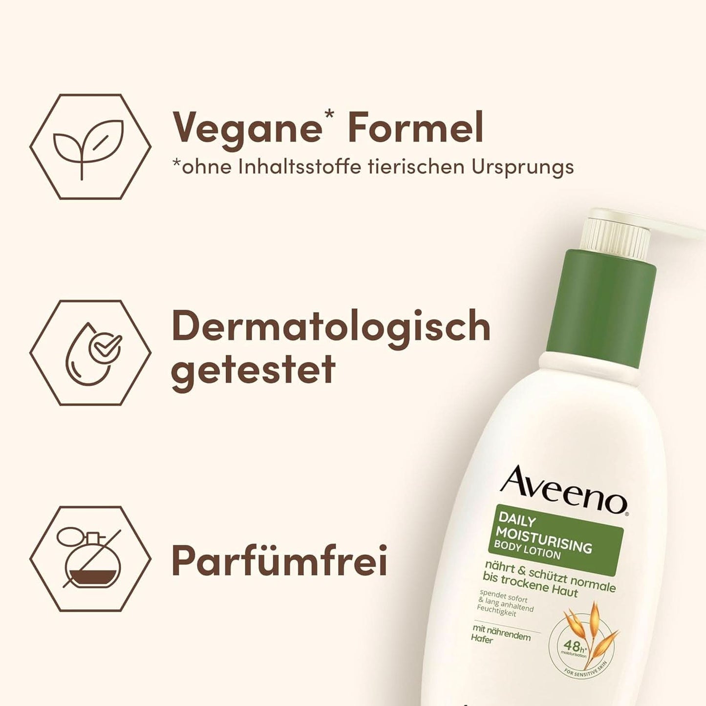 Aveeno Daily Moisturizing Body Lotion, 300 ml Cosmetics and Beauty Naty Shop