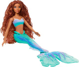 Mattel Disney Ariel - Den Lille Havfrue Dukke, Inspireret af The Little Mermaid Movie, Mermaid Toy, Positionable, Disney-gaver, Legetøj fra 3 år og opefter, HLX08
