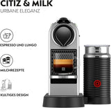 Espressomaskine med Nespresso kapsler XN761B Citiz&Milk | Automatisk standby-tilstand | 1260 watt | Vandbeholderkapacitet: 1 l | Pumpetryk: 19 bar | Sølv