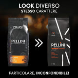 Pellini N.82 Vivace, Kaffeebohnen for Espresso 1 kg, Arabica- og Robusta-Mischung mit Kräftigem og Ausgefungem Gesmack, Mittlere Röstung
