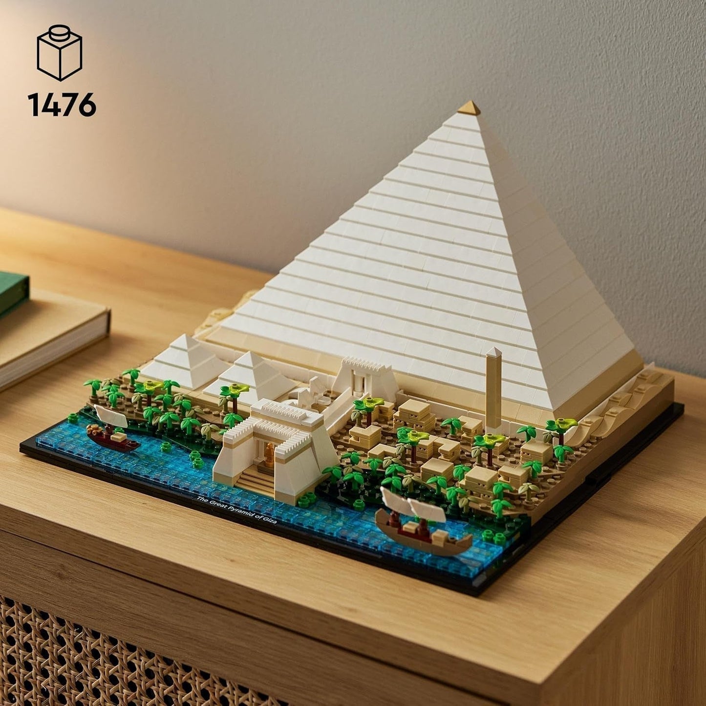 LEGO 21058 Arkitektur The Pyramid of Cheops Byggesæt til håndværk som kreativ hobby, gaveidé til voksne, mænd, kvinder, mor, far, kreativ aktivitet, berømte landemærker Samling Byggesæt Besuche den LEGO-Store