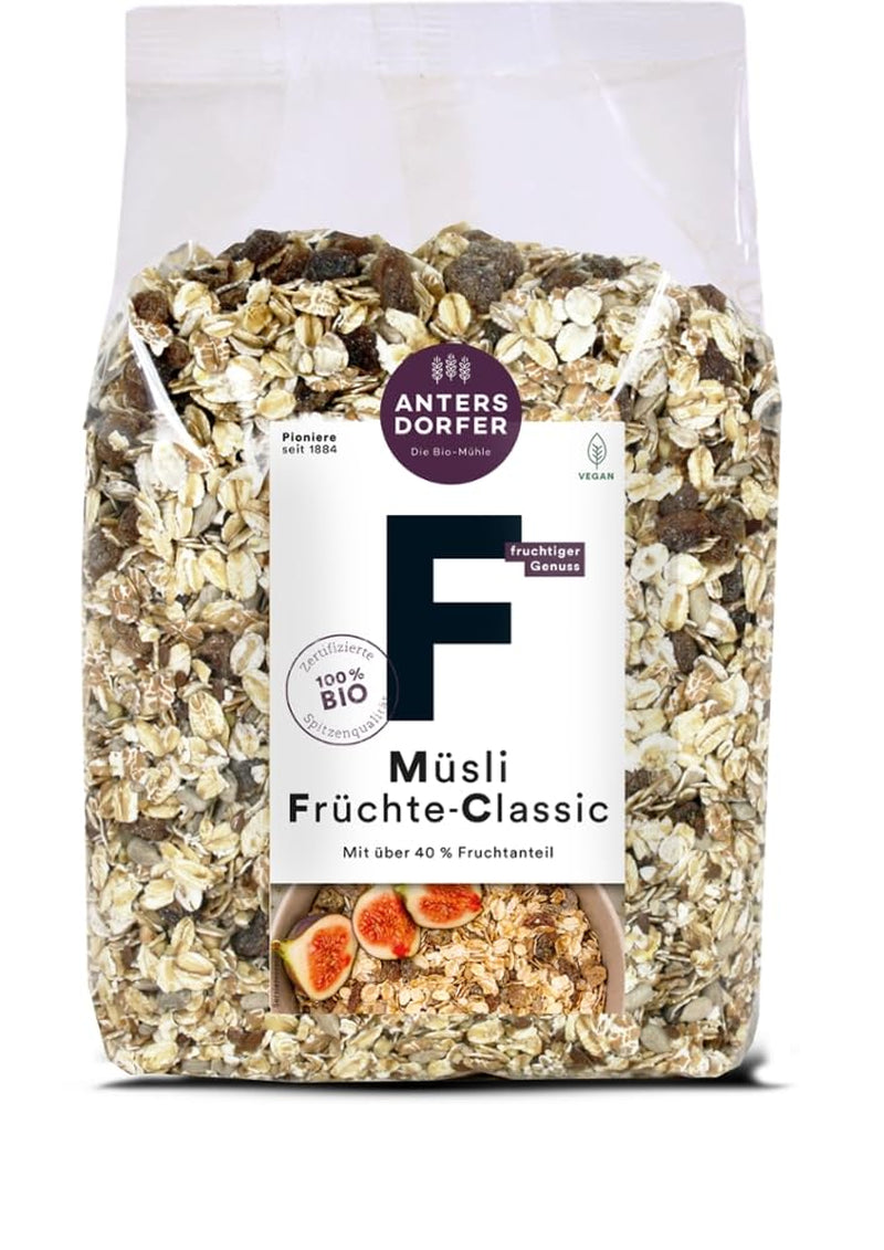 Klassisk müsli med frugt, 1 kg