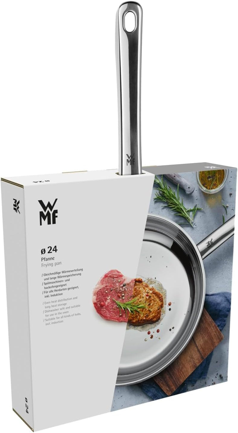 WMF Profi rustfrit stål pande 24 cm induktion, rustfrit stål pande Cromargan Gryder og pander Naty Shop