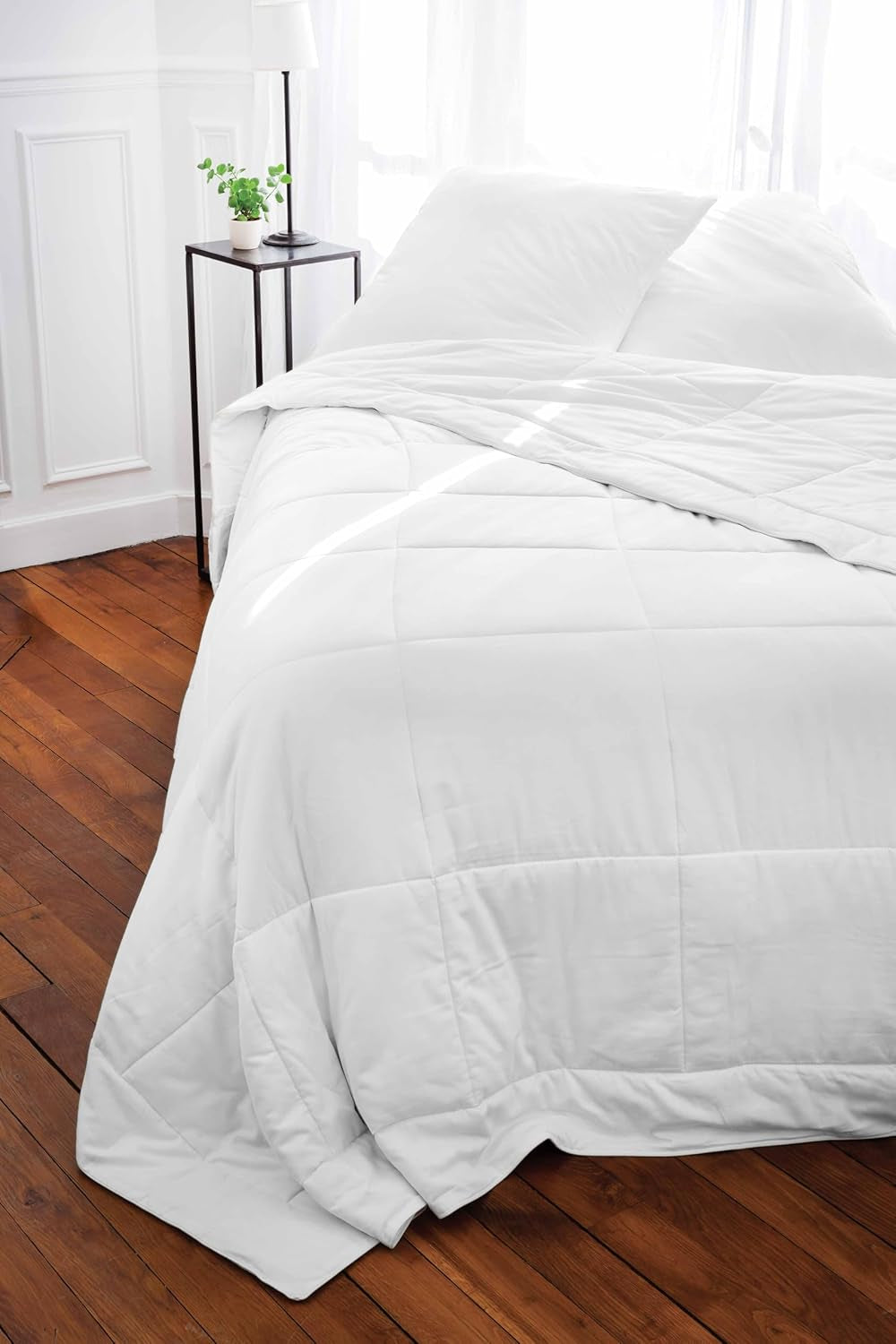 Toison D'Or Natural Dyne Silkydor, 380 satin bomuld, 240 X 280 cm, White Naty Shop dyner og dyner King White (UK Standard)
