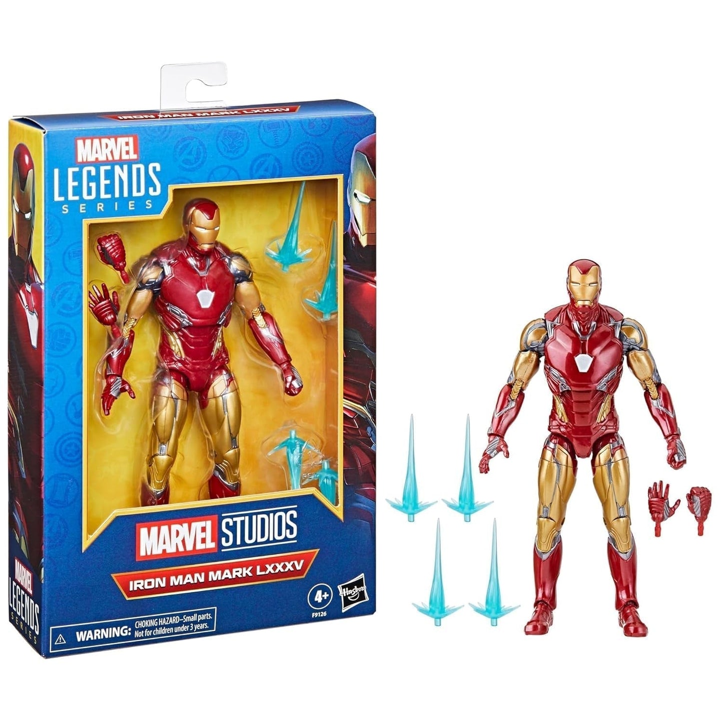 Marvel Legends Series Iron Man Mark LXXXV Avengers: Endgame 6 Tommer Action Figur Actionfigurer Naty Shop