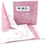 Appartina Elegantia 40X40 Cm Stoflignende Airlaid servietter, Højkvalitets Bryllupsservietter, Stoflignende Bryllupsservietter Engangsservietter til forskellige lejligheder (Dusky Pink)