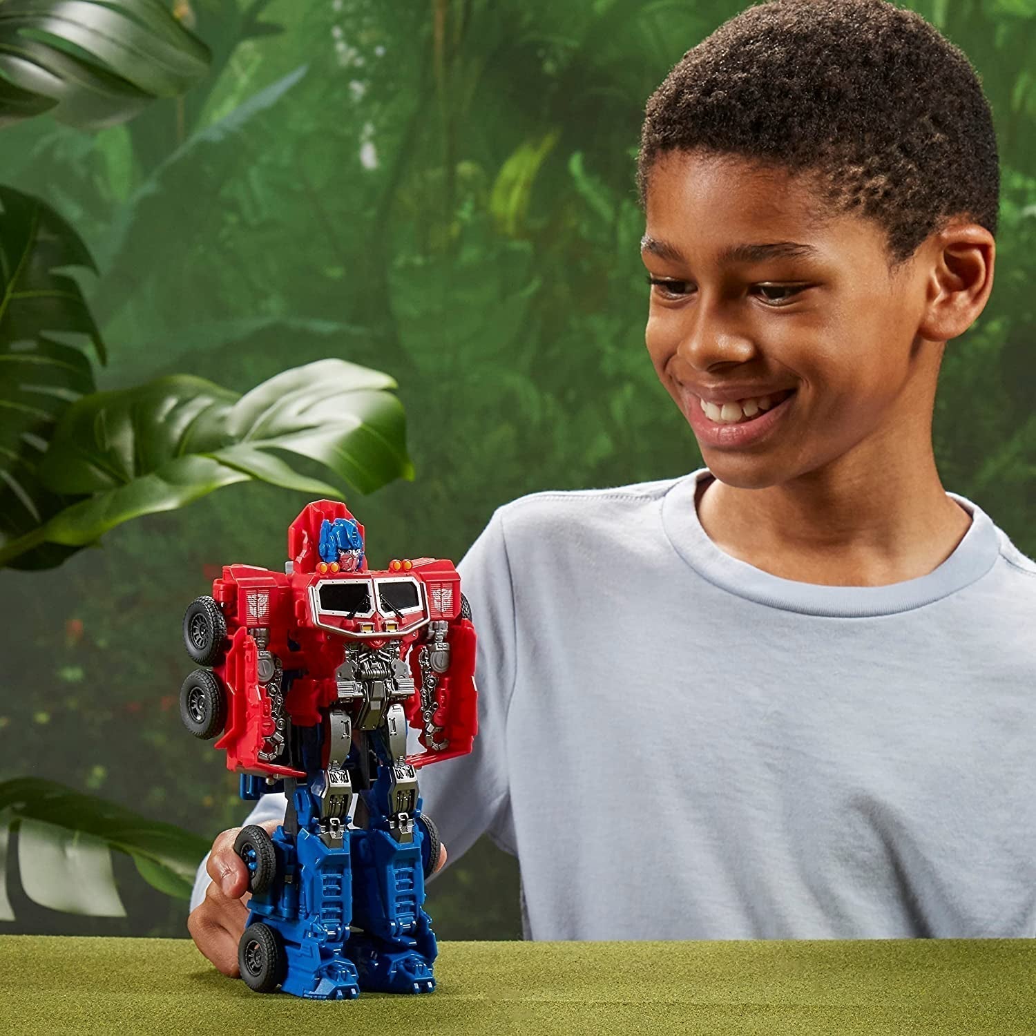 Transformers legetøj til filmen Rise of the Beasts, Smash Changer Optimus Prime figur på 6, 22,5 cm Actionfigurer Naty Shop