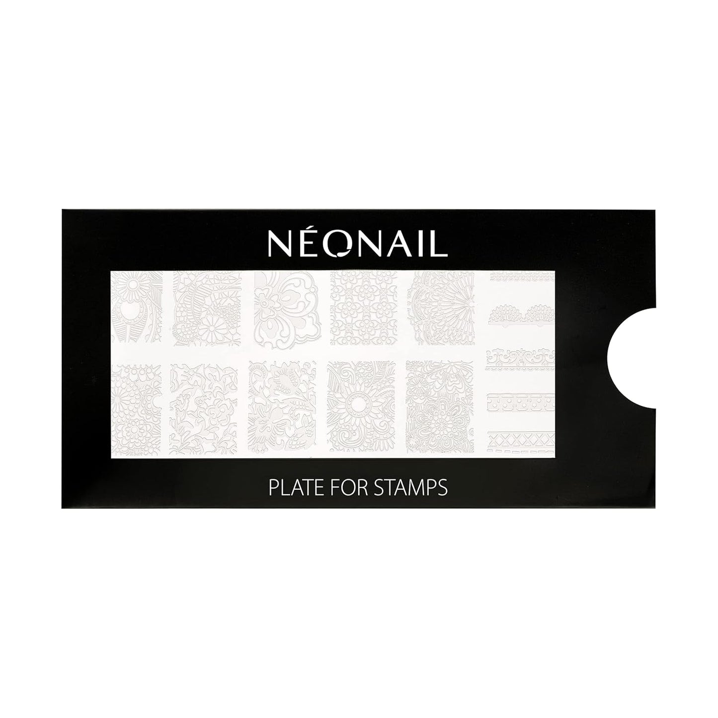 NÉONAIL Nagel Stempel Mit Schaber - Nägel Selber Machen - Nail Art Stempel - Nageldesign Für Nagel Schablone - French Nails Stempel - Silikon Nagelstempel
