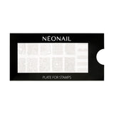 NÉONAIL Nagel Stempel Mit Schaber - Nägel Selber Machen - Nail Art Stempel - Nageldesign Für Nagel Schablone - French Nails Stempel - Silikon Nagelstempel