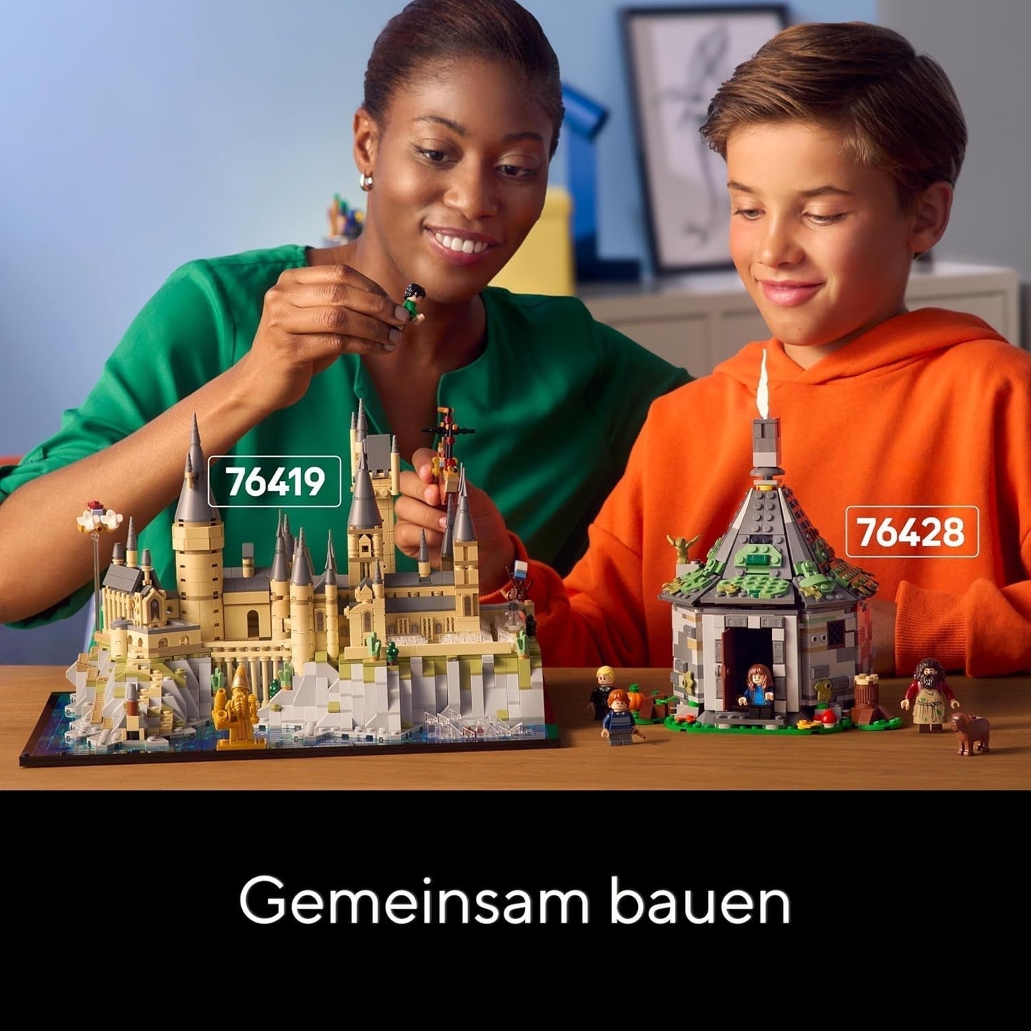 Hogwarts Castle LEGO Harry Potter med slotsvinger - voksensamlingssæt inklusive hovedtårn og astronomisk tårn, hemmeligheders kammer og arkitektminifigur - gave til kvinder - 76419 Byggesæt Besuche den LEGO-Store