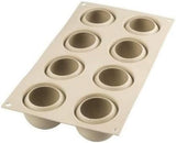 Silikomart, Form til Tartufo silikonekager, 8 enkeltporte, Ø 62 H 52 mm Køkken Naty Shop