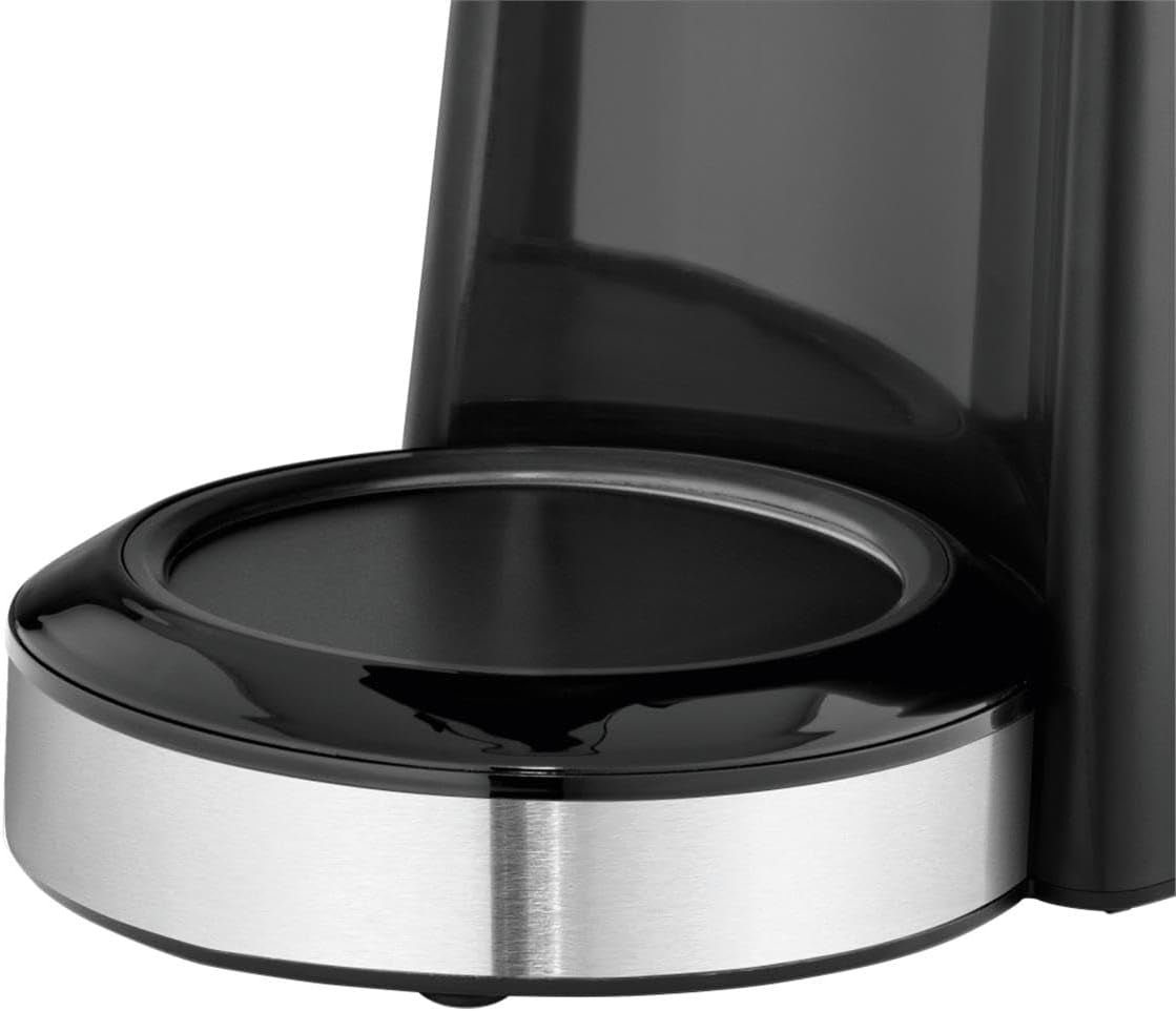 WMF Bueno espressomaskine med glaskaraffel, filterkaffe, 10 kopper, tænd/sluk-knap, anti-drypsystem, oscillerende filter, automatisk stop, varmeplade, 1000W