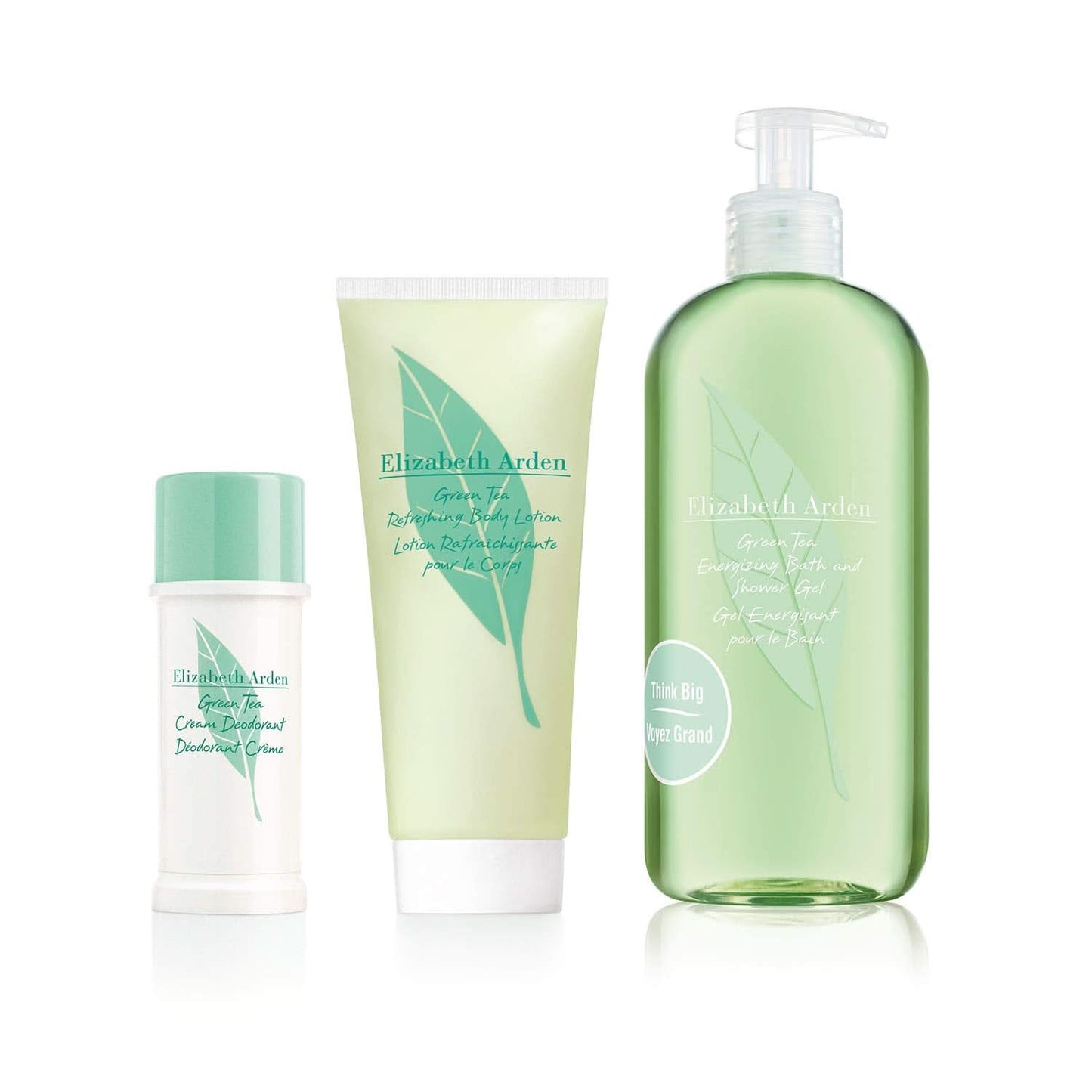 Elizabeth Arden Green Tea, forfriskende bodylotion med grøn te til kvinder, 200 ml Kosmetik og skønhed Naty Shop Sæt med showergel + deodorantcreme