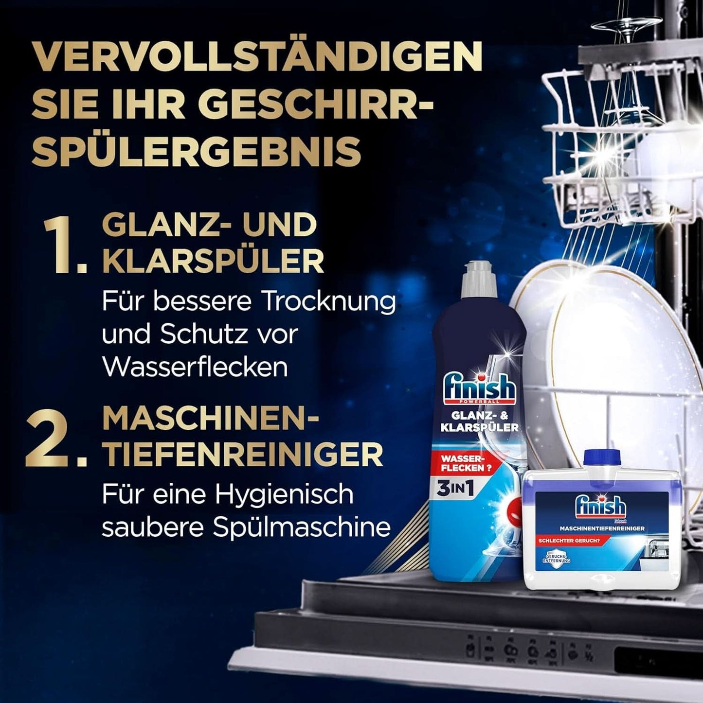 Finish Ultimate plus Infinity Shine Citrus Opvaskemaskine Tabs - Tabletter til opvaskemaskine, intensiv rengøring - 105 kapsler, citron Naty Shop