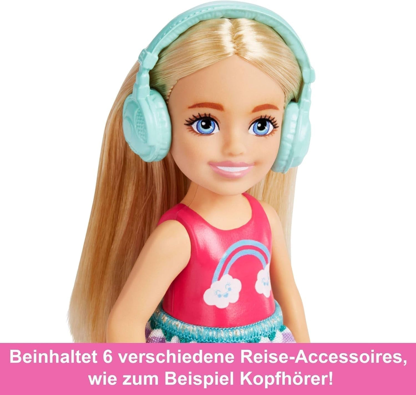 Barbie Toy Chelsea Dukke og tilbehør Hunderejsesæt 6 stykker inklusive hundestativ HJY17 Naty Shop Dolls