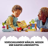 LEGO DUPLO Mit første økologiske marked, legetøjsbutikssæt til drenge og piger, pædagogisk legetøj til småbørn fra 1,5 år, frugt- og grønttilbehør 10983 byggesæt Besuche den LEGO-Store