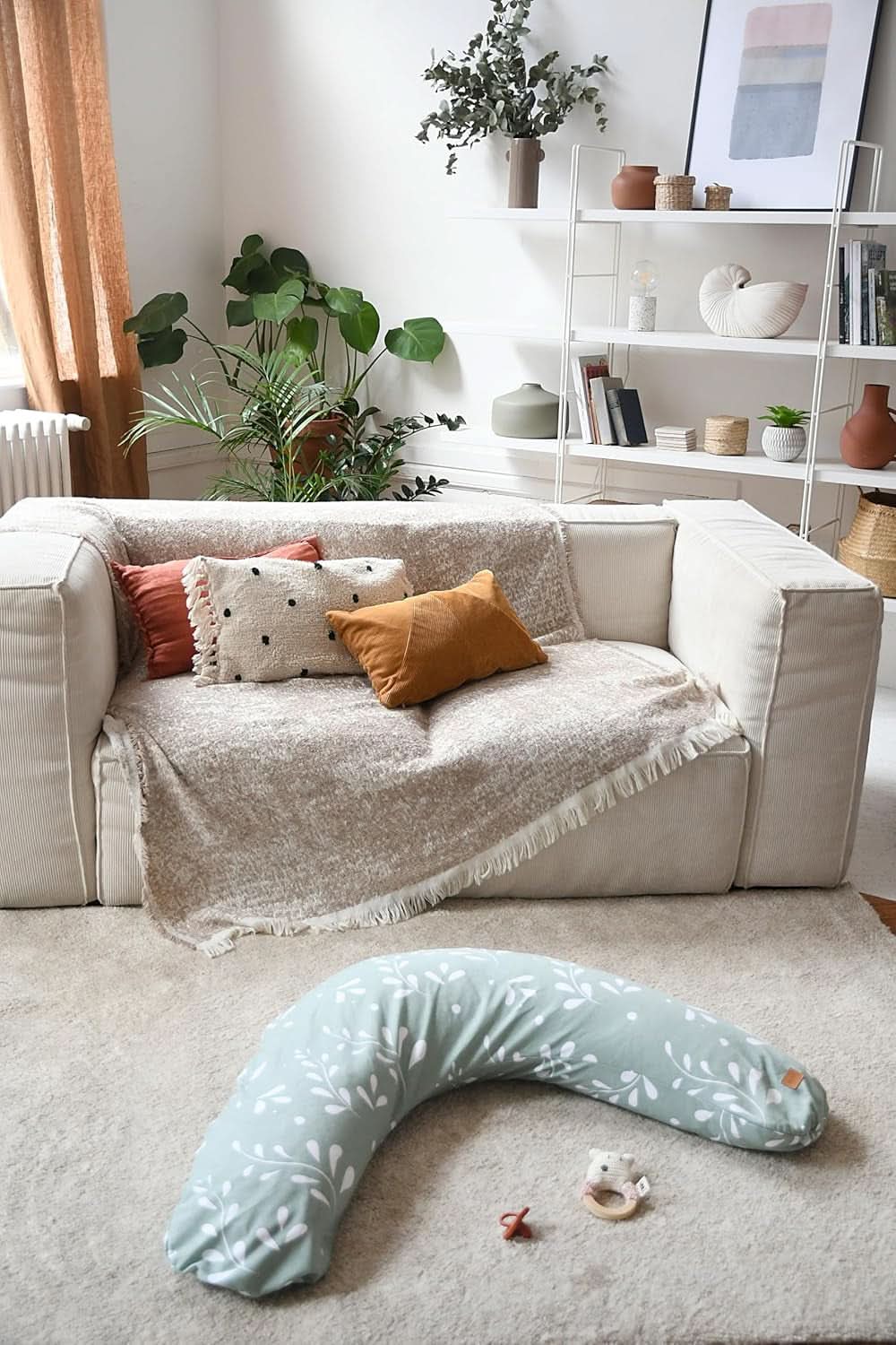 BÉABA, Big Flopsy, multifunktionel ammepude, sove, amning, optimal støtte, afslapning, komfort Tilbehør Mad og amning Bebe Naty Shop