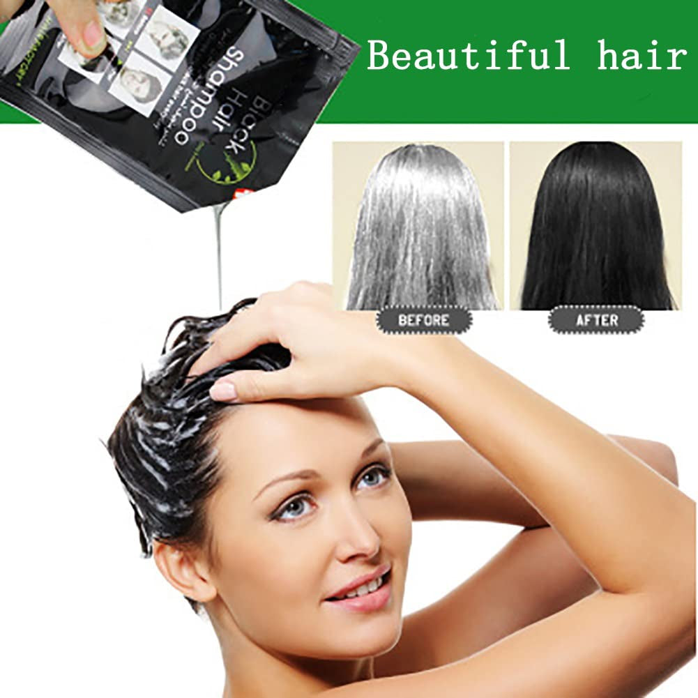 Instant Hårfarve Sort Hårfarve Shampoo Holder 30 Dage Naturlige ingredienser Naty Shop Hårfarve