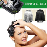 Instant Hårfarve Sort Hårfarve Shampoo Holder 30 Dage Naturlige ingredienser Naty Shop Hårfarve
