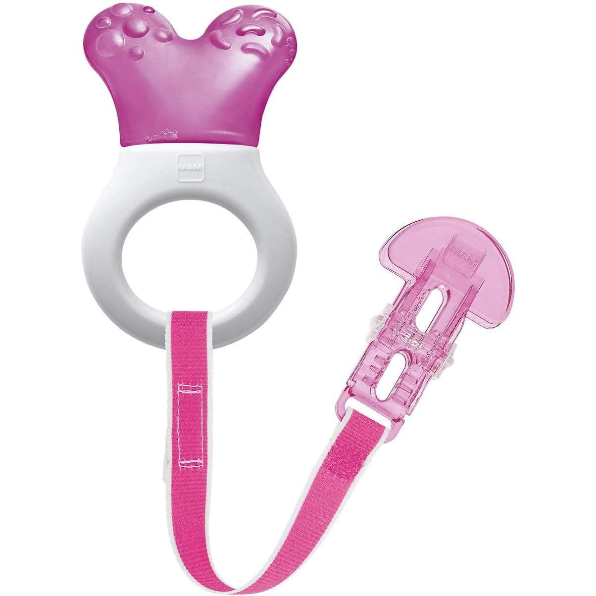 MAM Mini Cooler & Clip, Tandstikker & Clip, Tandring, Pink