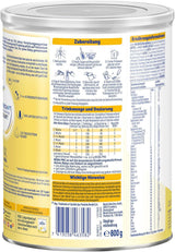 BEBA PRE Initial mælk fra fødslen, babymad med DHA, kun laktose, ingen palmeolie, pakke 3 (3 x 800 g) Naty Shop