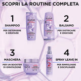 L'Or?al Paris Elvive Hydra Hyaluronic Maschera 72H Booster di Idratazione 300 ml Hårmaske Naty Shop