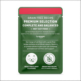 Amazon kornfri våd kattefoder til voksne katte Kød i gelé udvalg 4,76 kg 56 pakker á 85 g (tidligere livslang)