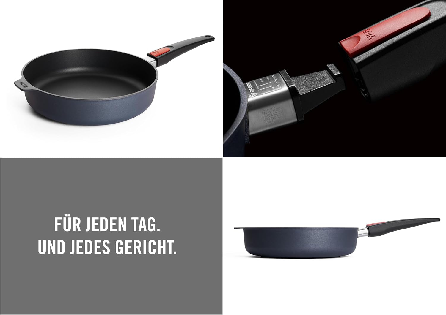 Woll Diamond Lite High-Rim Pan - induktionsgryder og pander Naty Shop