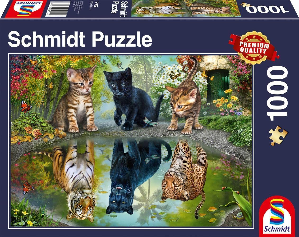 Schmidt Spiele 57392 Dream Big, katte, puslespil 1000 brikker Puslespil Naty Shop Standard titel