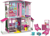 Lisciani - BARBIE Dukkehus - Barbie-drømmevilla i to etager - 3D-hus til at bygge, dekorere og designe - Kreativt håndværk og byggelegetøj til børn fra 4 år og op Dukkehuse Naty Shop Standardtitel