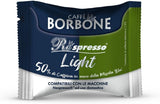 Caffè Borbone Respresso, Light Coffee Mixture, 50% Weniger Kaffein as die Blue Mischung - 50 Kapseln - Kompatibel med Nespresso®* Haushalts-Espressomaschinen