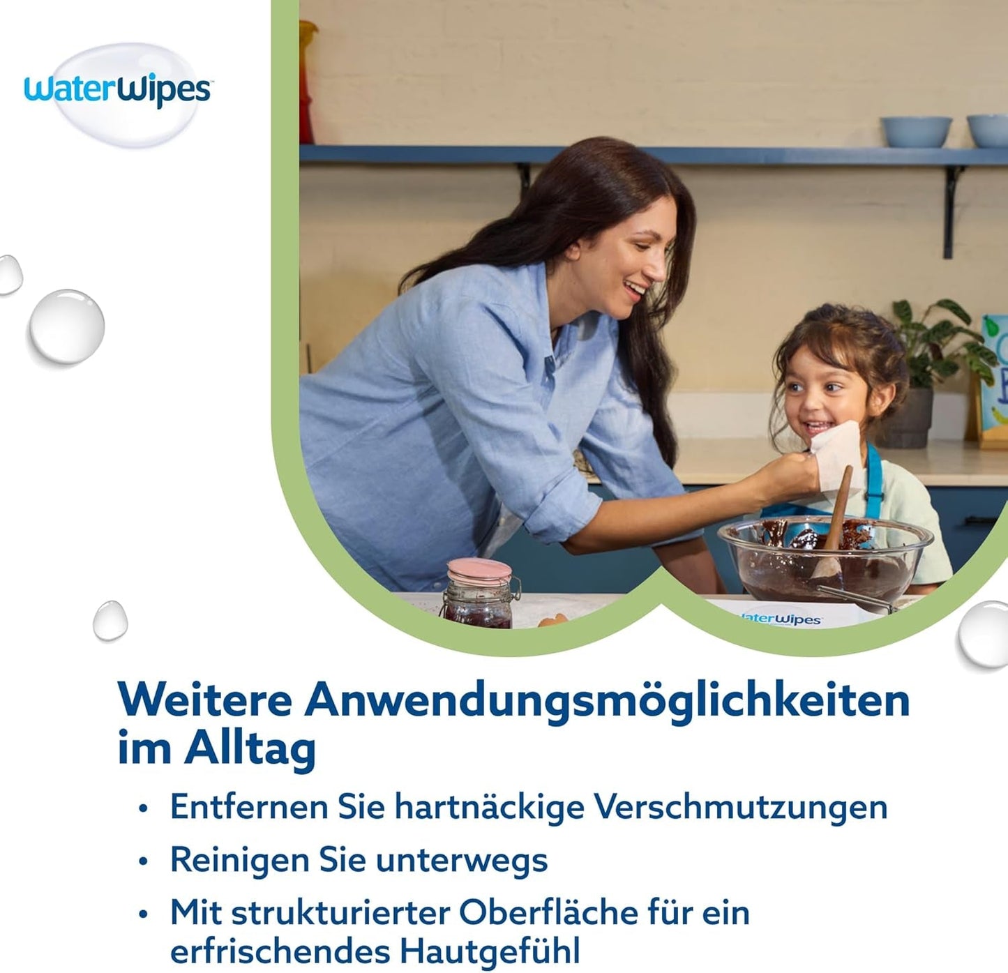 WaterWipes Sensitive+ vådservietter til baby og småbørn, 720 Count (12 Pack), 3-i-1 rengøring, pleje, beskyttelse, 99,9 % vand, tekstureret rensning, parfumefri