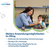 WaterWipes Sensitive+ vådservietter til baby og småbørn, 720 Count (12 Pack), 3-i-1 rengøring, pleje, beskyttelse, 99,9 % vand, tekstureret rensning, parfumefri