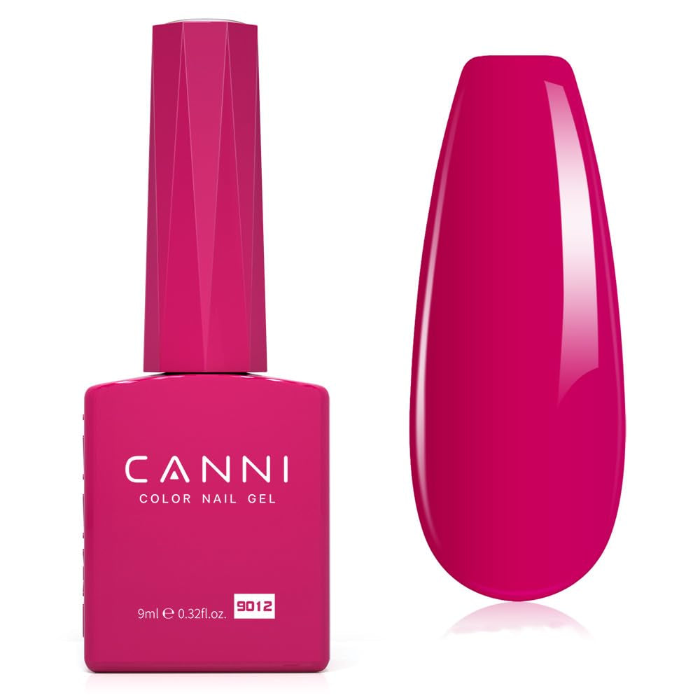CANNI gel neglelak, semi-permanent, mørk lilla, neglelak, UV gel, soak off, manicure