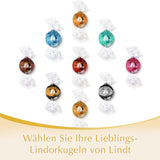 Lindt hvide chokoladekugler LINDOR | 137g pose | Ca. 10 hvide chokoladekugler med smelte-i-mund-fyld | Chokolade gavesæt | Chokoladegavesæt (pakke med 2)