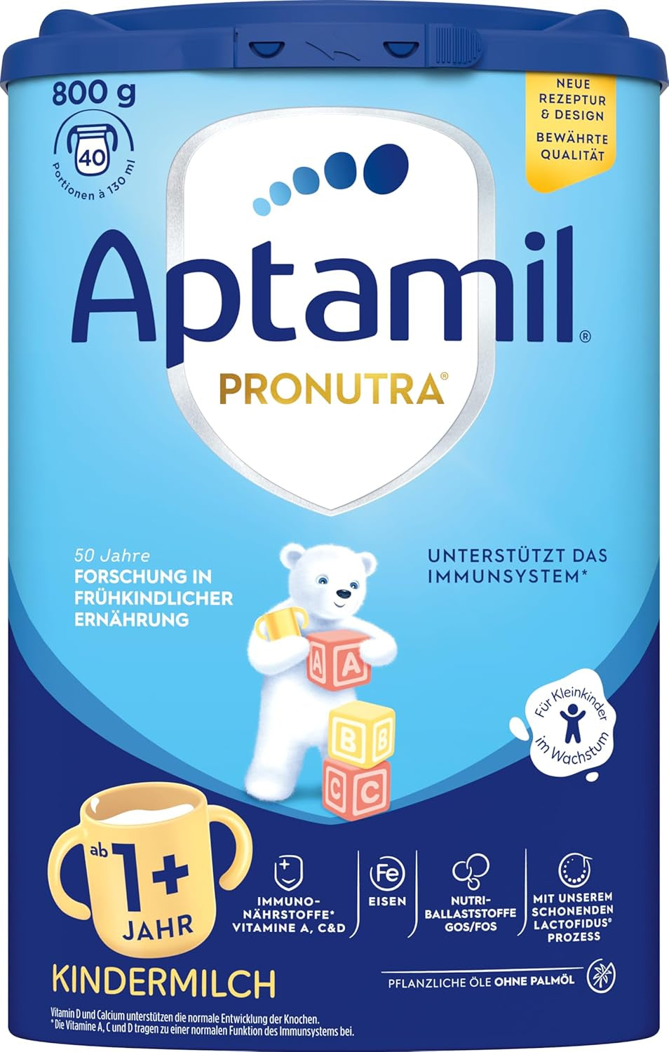Aptamil Vækstmælk 1 Plus - Vækstmælk fra 1 år - 800g