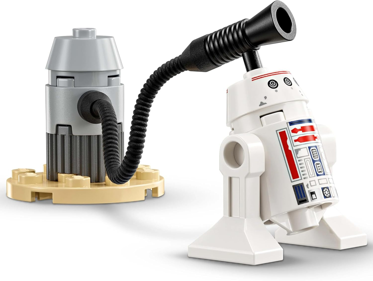 LEGO Star Wars 75410 Mandos og Grogus N-1 Starfighter legetøj med Mandalorian, Grogu og R5-D4 minifigurer, inklusive byggebar søjle, rumskibsstartsæt til drenge og piger fra 4 år Byggesæt Beuche den LEGO-Store