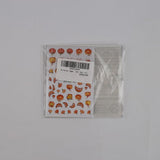 3D Autumn Nail Stickers Græskarblade Negle Stickers Geometrisk linje Blomster Negle Stickers Thanksgiving Day Design Negle Stickers Efterår Pumpkin Nail Stickers Negletilbehør Negle Art