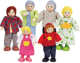 Hape E3401 Four Seasons House, møbleret og E3500 - Dukkefamilie, lys hud
