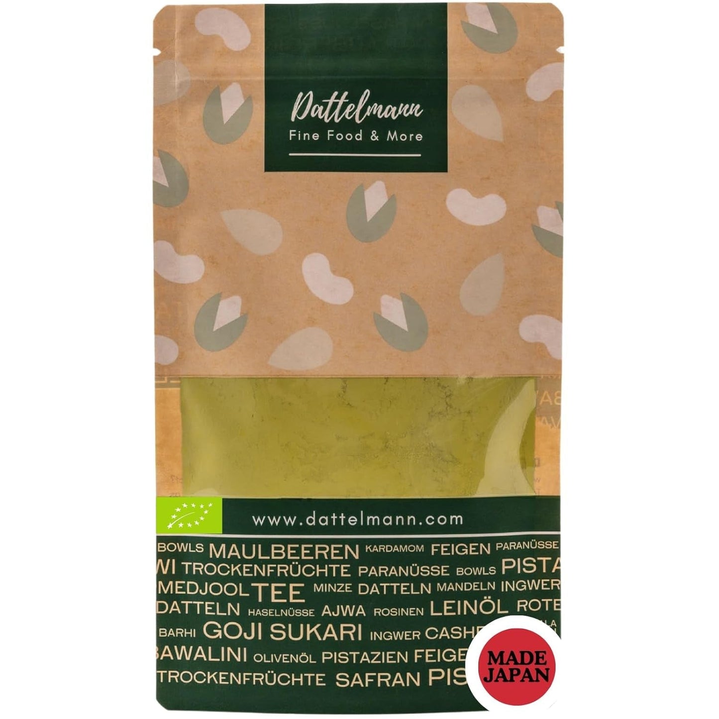 DATTELMANN® - Matcha økologisk tepulver 100 g – Original fra Japan