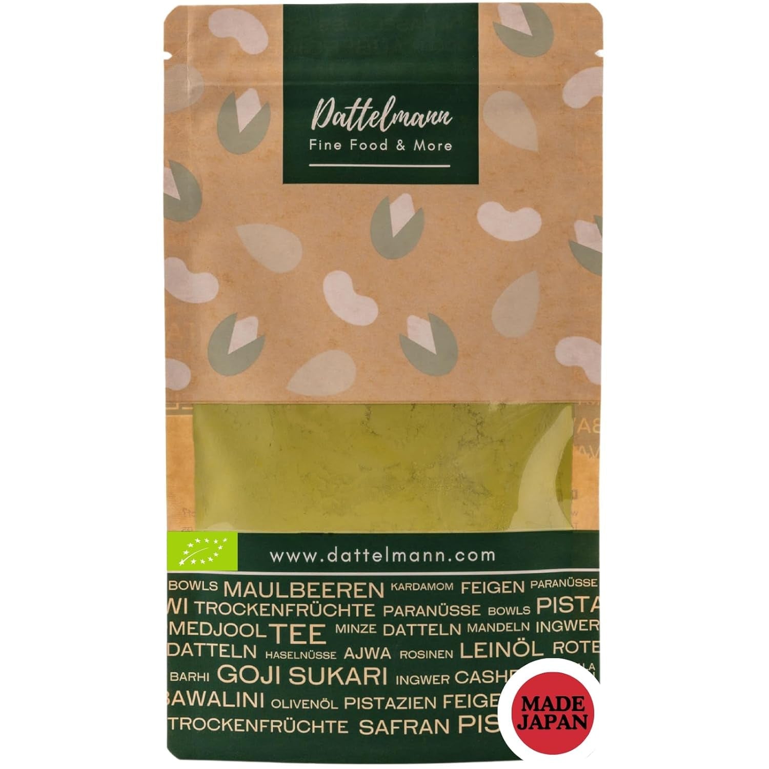 DATTELMANN® - Matcha økologisk tepulver 100 g – Original fra Japan
