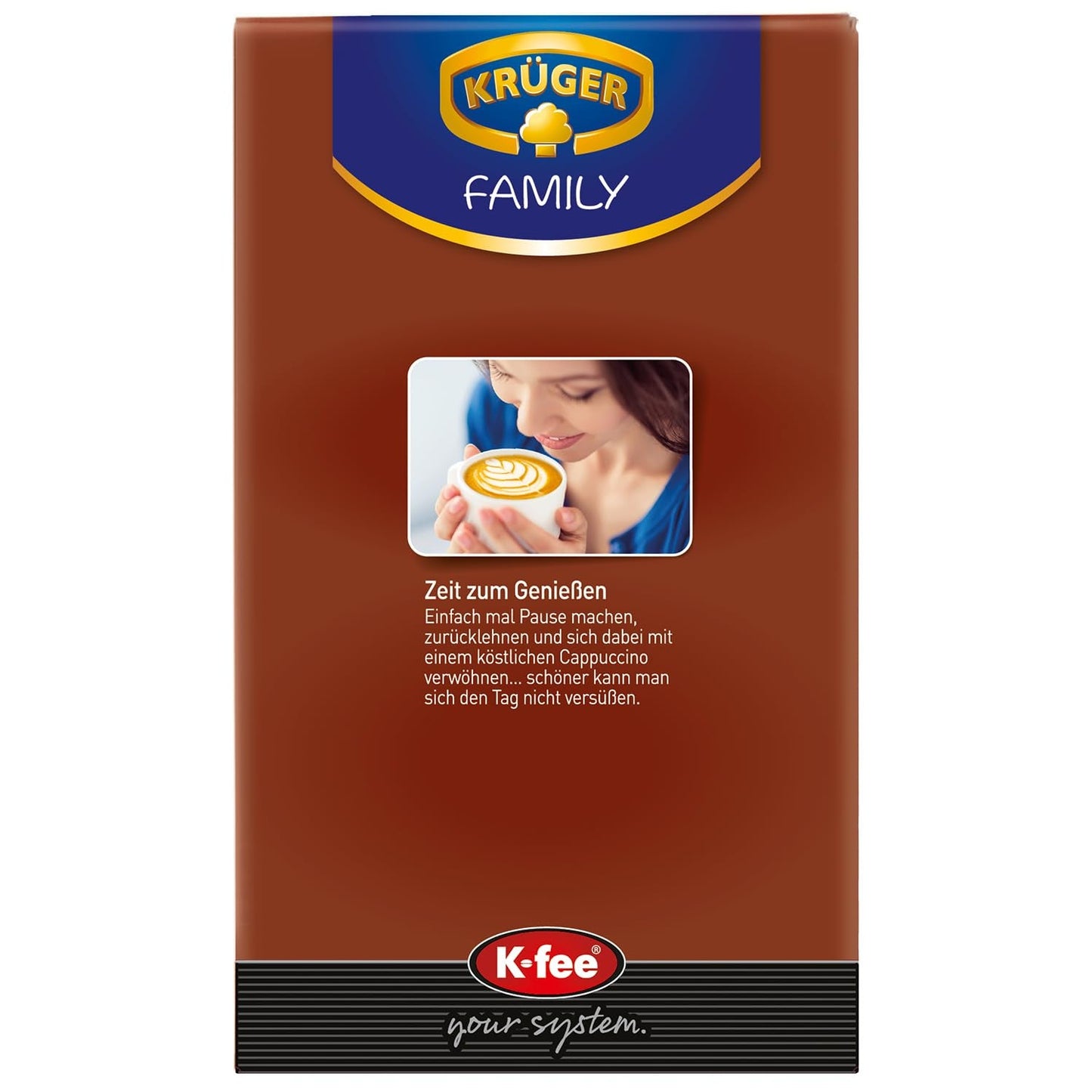 KRÜGER Cappuccino Schoko kaffekapsler, kompatible med K-fee og ALDI EXPRESSI* Kapselmaschinen, instant kaffe med smag, 96 kapsler